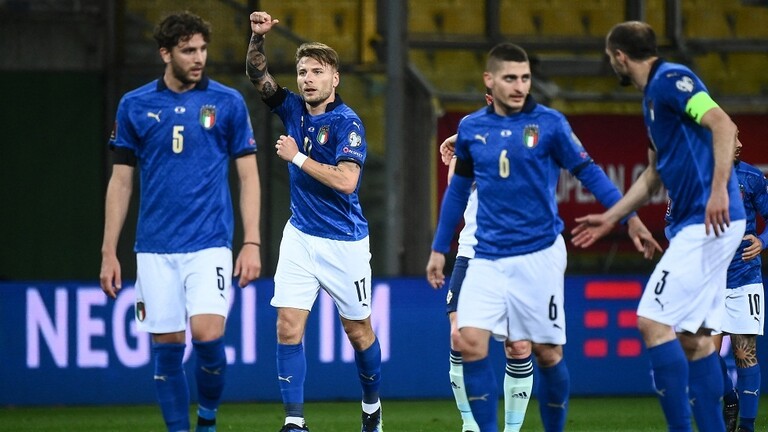 دام برس : دام برس | إيطاليا تتغلب على إيرلندا الشمالية بهدفين نظيفين في تصفيات مونديال 2022